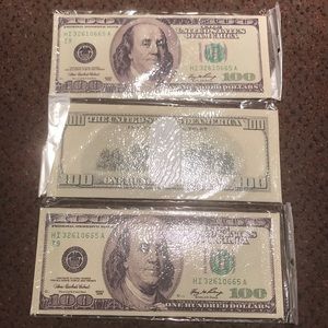 Brand new 100 dollar bill wallets (3)